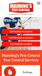 Mobile Screenshot of manningspestcontrol.com